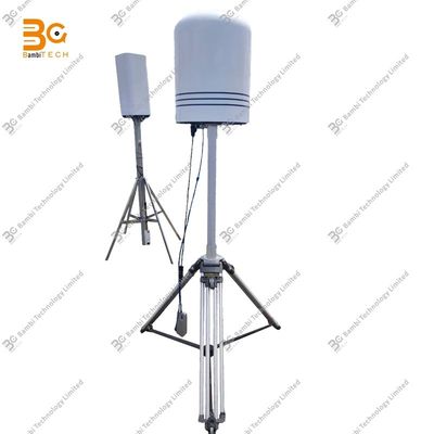 TDOA+AOA UAV検出器 100MHz～6GHz対応 360度検出