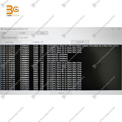 ハンドヘルド 1-3km 遠距離ドローン UAV検出警告装置 Dji Autel ドローン検出器