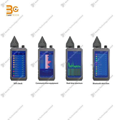 1mhz-12GHz ハンドヘルド ワイヤレス信号検出器 2G/3G/4G/5G信号を検知する ブルートゥース Wi-Fi & 315-433M, 800M アンチトラッキングデバイス