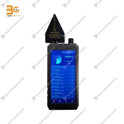 1mhz-12GHz ハンドヘルド ワイヤレス信号検出器 2G/3G/4G/5G信号を検知する ブルートゥース Wi-Fi & 315-433M, 800M アンチトラッキングデバイス